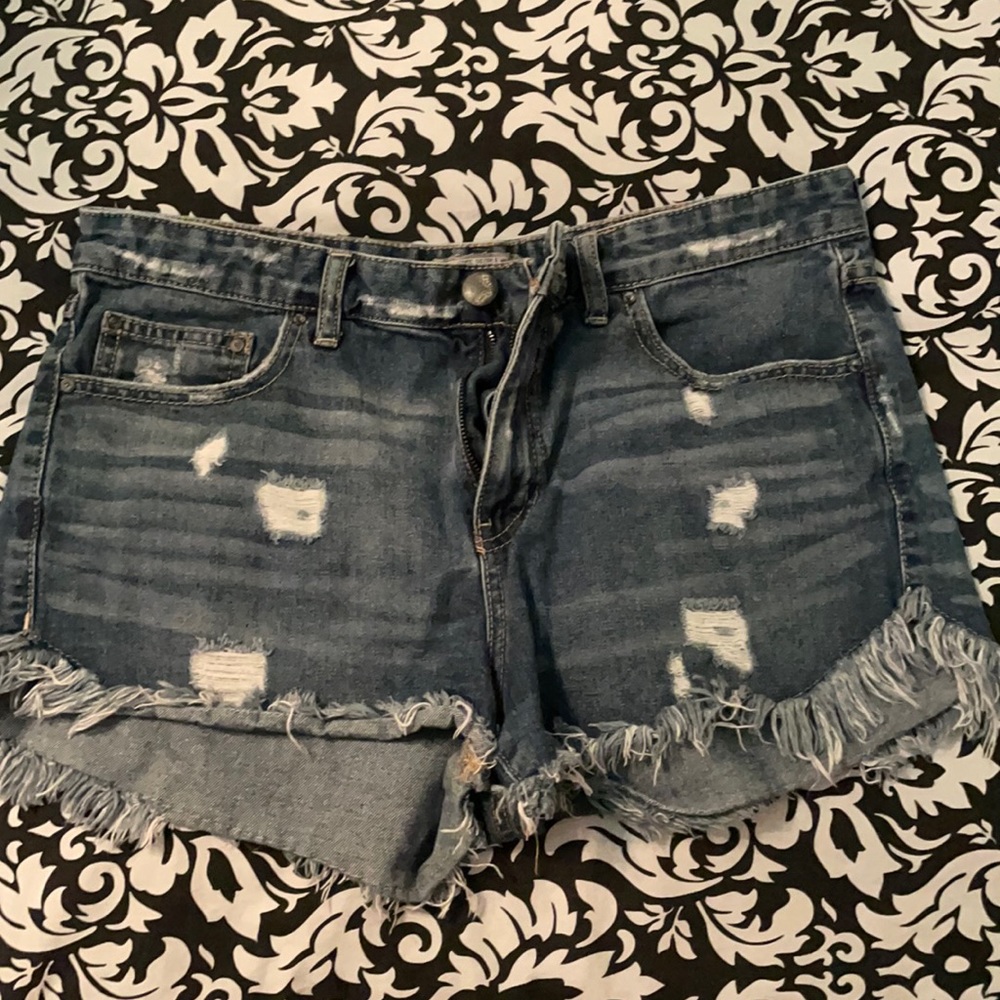 Size 30 free people denim shorts